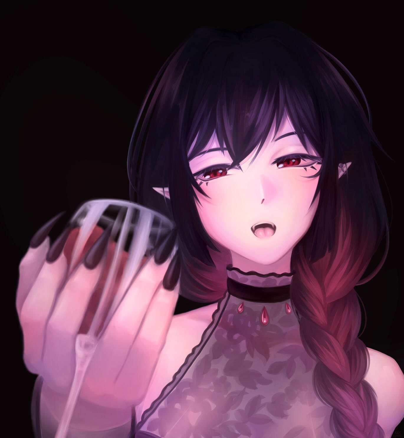✦ MIKAVAMPIRE EXPERIMENTAL ILLUSTRATION ✦